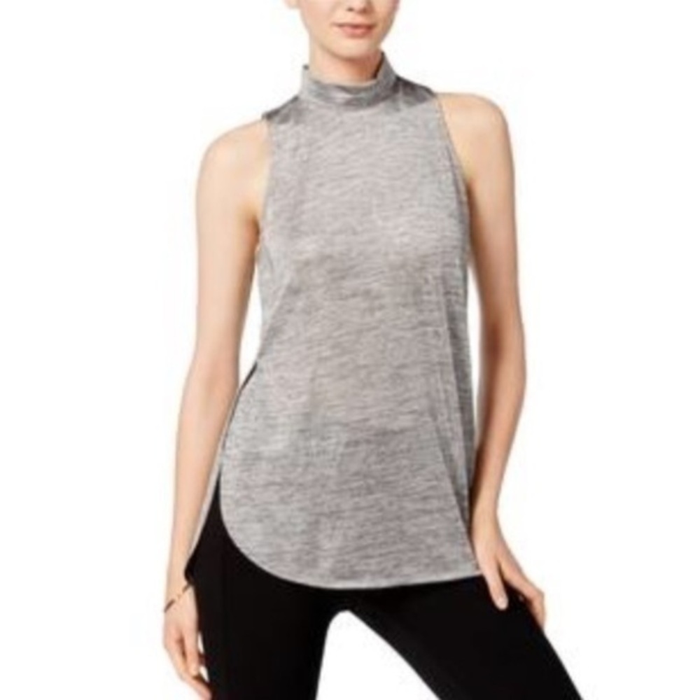 Bar III Womens Textured Knit Blouse sz M
